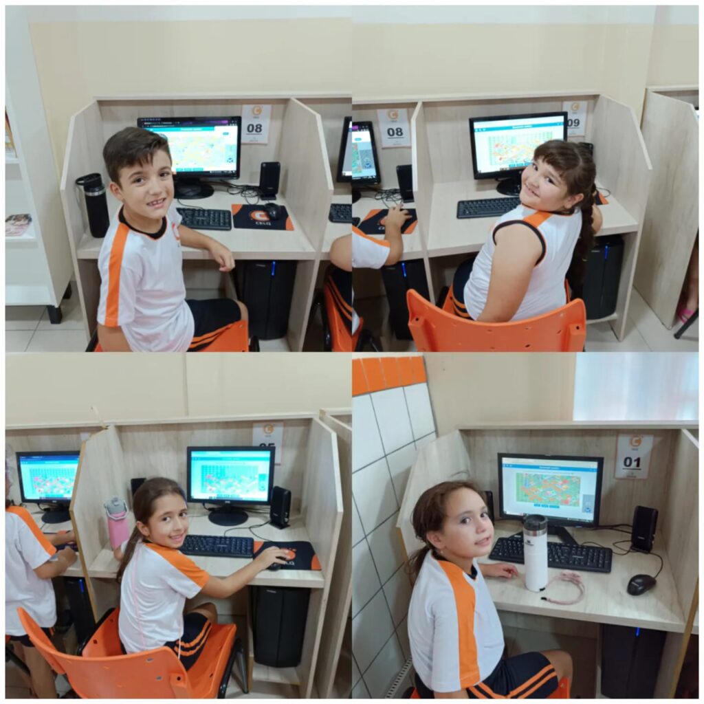 Turma do 2° ano B mergulha em "Localizações e trajetos" utilizando plataforma digital do Positivo On Turma do 2° ano B mergulha em "Localizações e trajetos" utilizando plataforma digital do Positivo On