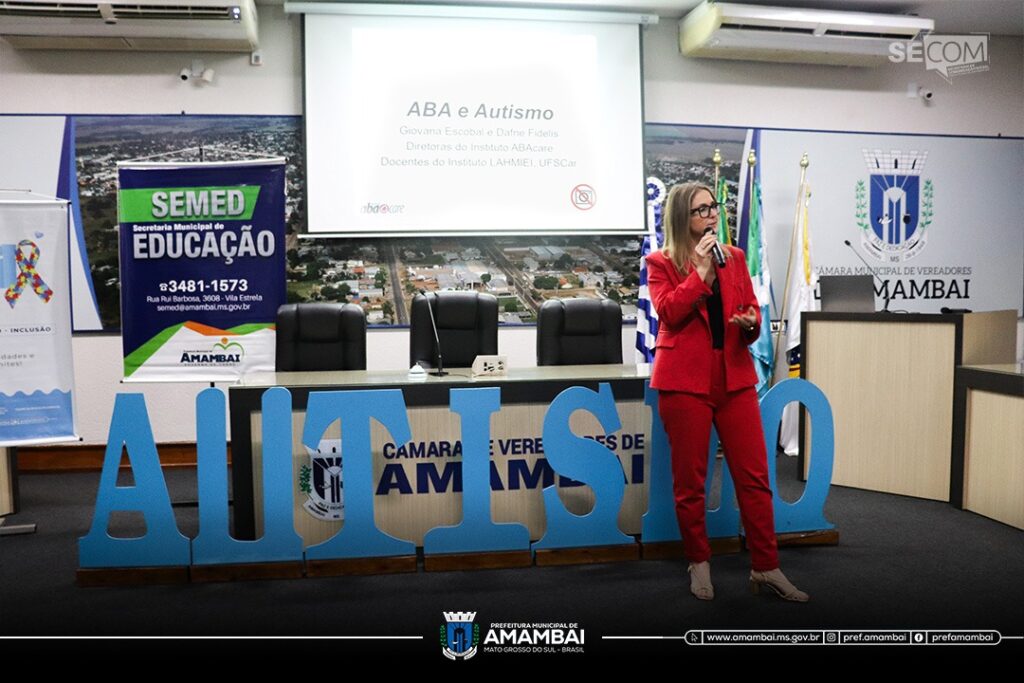Todos os profissionais da educação de Amambai participam de curso sobre ABA Todos os profissionais da educação de Amambai participam de curso sobre ABA