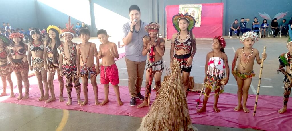 A Escola Municipal Polo Indígena Mbo’erenda Tupã’i Ñandeva celebrou a Semana Alusiva dos Povos Indígenas com o fortalecimento e a valorização da nossa identidade A Escola Municipal Polo Indígena Mbo’erenda Tupã’i Ñandeva celebrou a Semana Alusiva dos Povos Indígenas com o fortalecimento e a valorização da nossa identidade