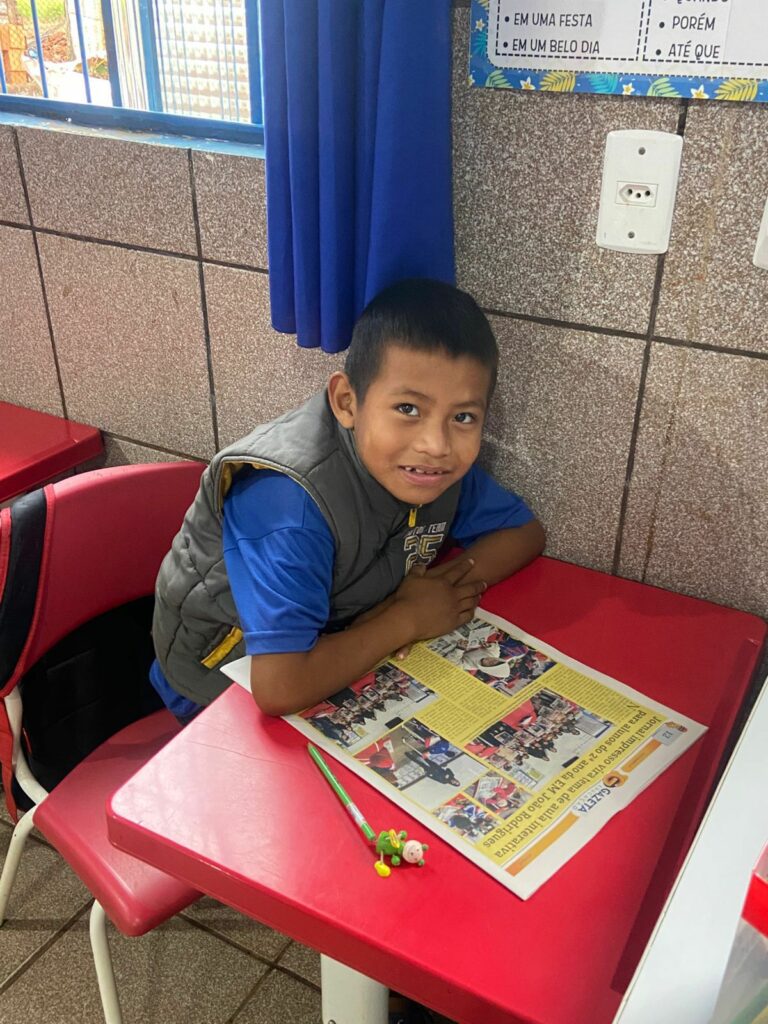Ver-se no jornal: uma experiência inesquecível para os pequenos leitores