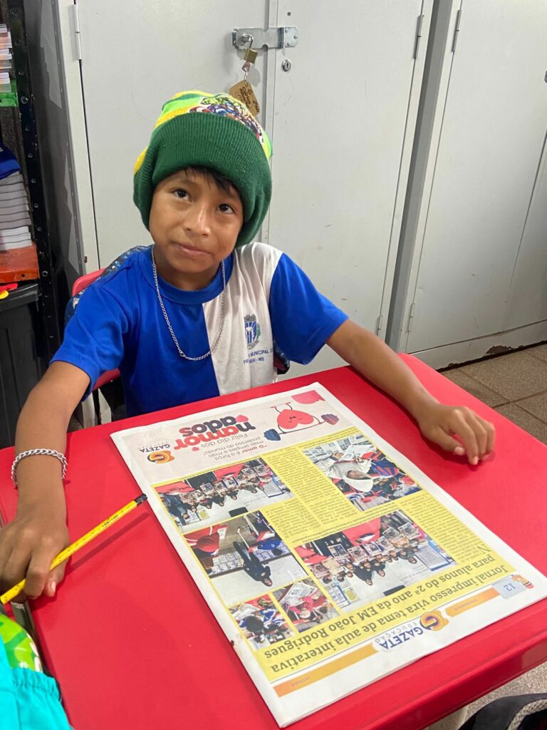 Ver-se no jornal: uma experiência inesquecível para os pequenos leitores