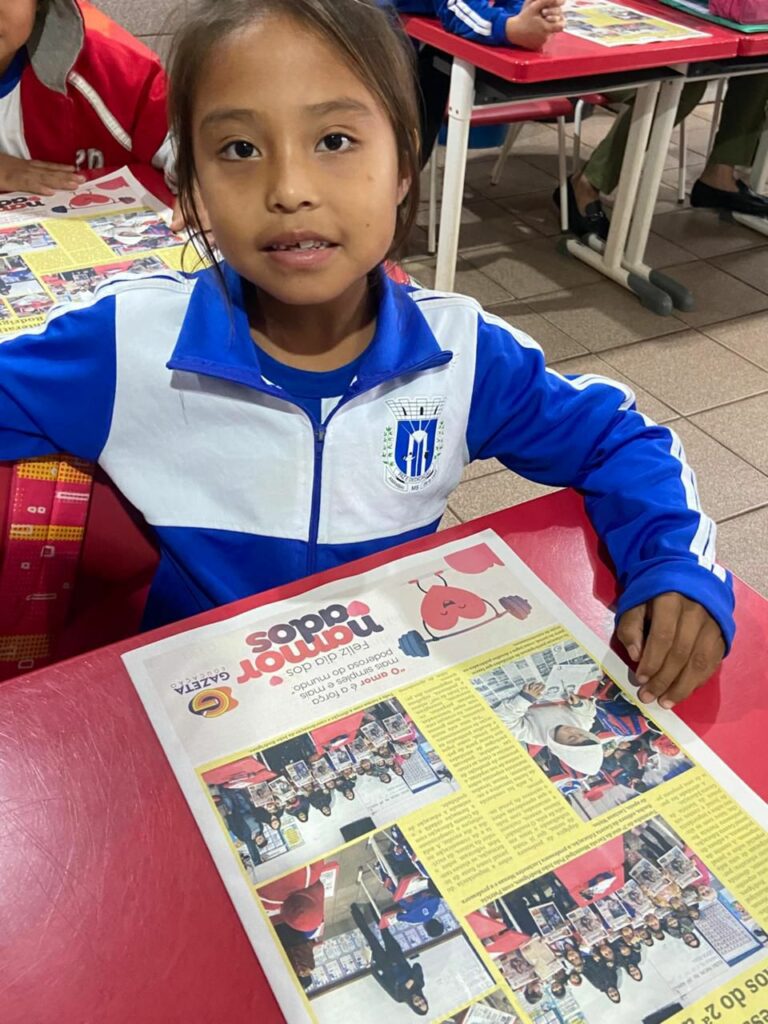Ver-se no jornal: uma experiência inesquecível para os pequenos leitores