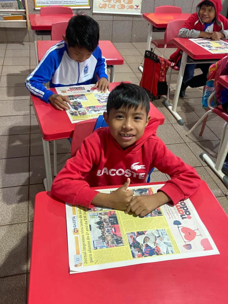 Ver-se no jornal: uma experiência inesquecível para os pequenos leitores