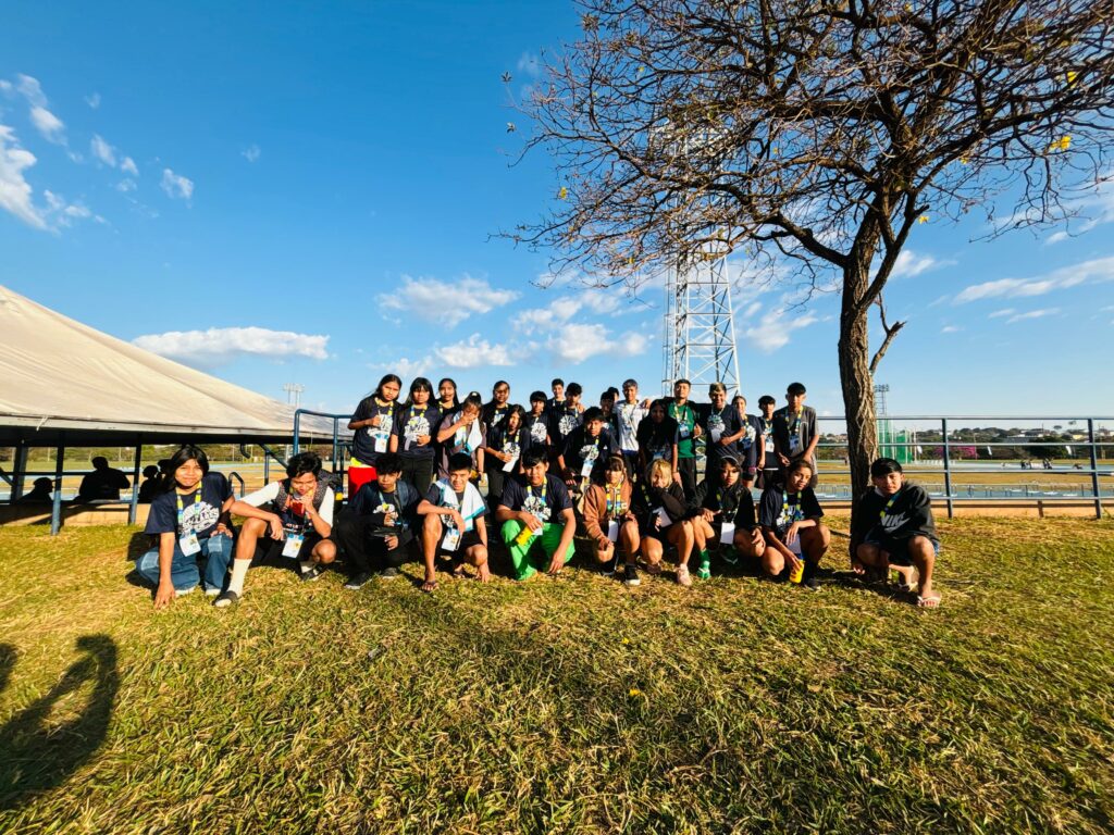 Alunos do Projeto Mbyjarã da Escola Municipal Polo Indígena Mbo’eroy Guarani Kaiowa da aldeia Guapo’y do Município de Amambai, conquistam medalhas nos Jogos Escolares da Juventude, na modalidade de atletismo 12 a 14 anos em Campo Grande