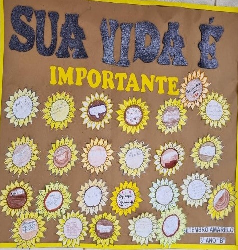 Conscientização sobre a importância da campanha Setembro Amarelo