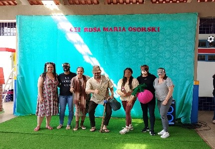 Diversão, criatividade e leitura marcam o mês das crianças no CEI Rosa Maria Osorski