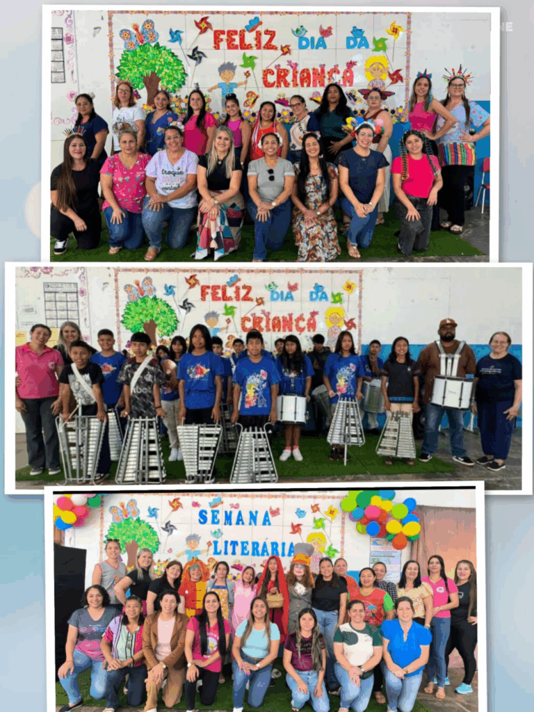 Outubro de Alegria e Integração na Escola Municipal Dr. Rachid Saldanha Derzi