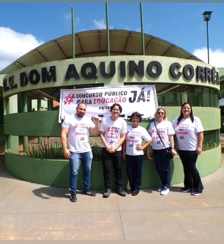 SIMTED de Amambai realiza mobilização para cobrar concurso público para a Educação em MS SIMTED de Amambai realiza mobilização para cobrar concurso público para a Educação em MS