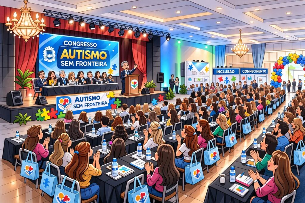 Amambai participa do Congresso Internacional Autismo Sem Fronteira, em Ponta Porã Amambai participa do Congresso Internacional Autismo Sem Fronteira, em Ponta Porã