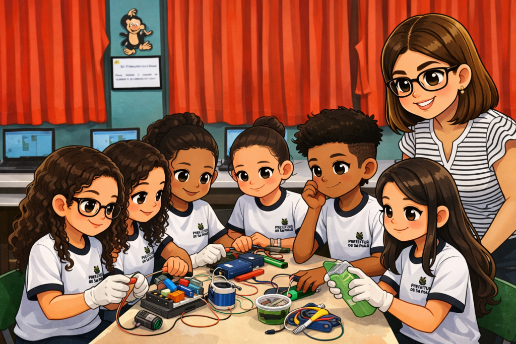 Professora brasileira vence prêmio internacional e leva a educação pública ao topo do mundo