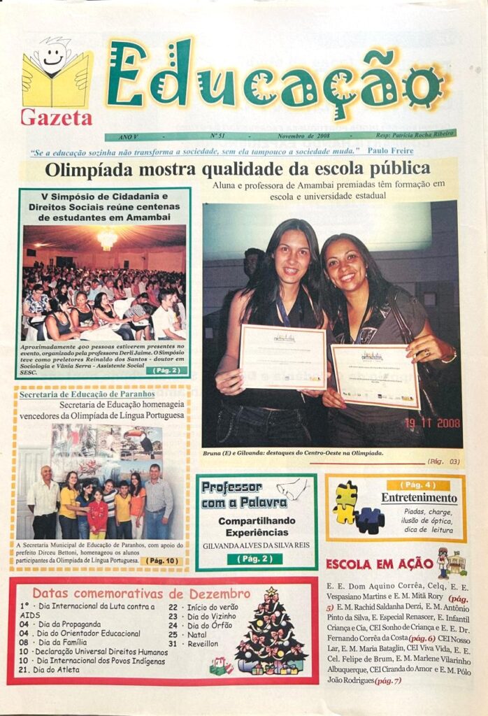 De capa em 2008 aos caminhos de hoje: histórias que marcam os 22 anos da Gazeta Educação