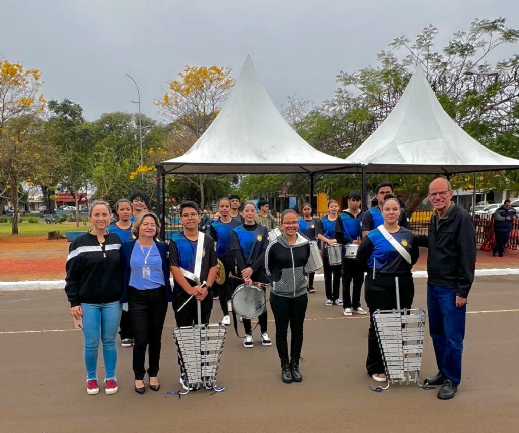Projeto Fanfarra na EE Vespasiano Martins - Uma ação de sucesso!