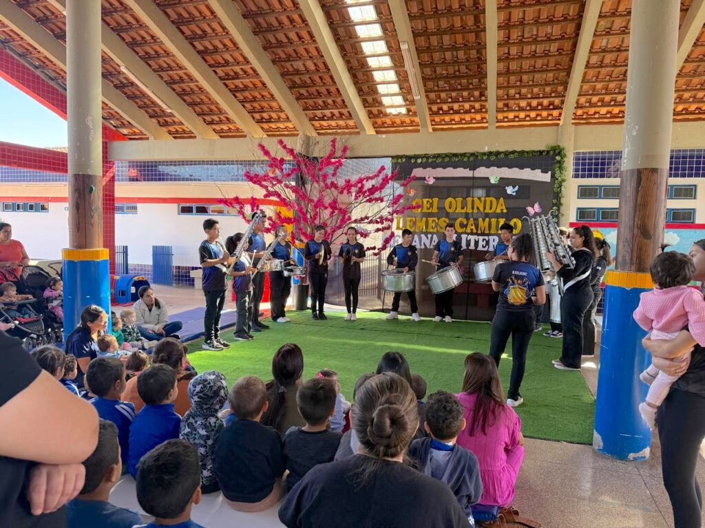 Projeto Fanfarra na EE Vespasiano Martins - Uma ação de sucesso!