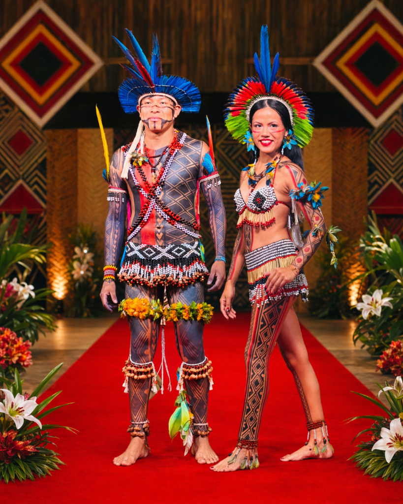 Beleza, identidade e tradição marcam o Miss e Mister Guarani Kaiowá 2026 em Amambai