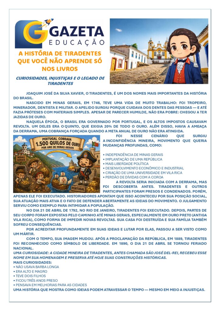 A história de Tiradentes que você não aprende só nos livros