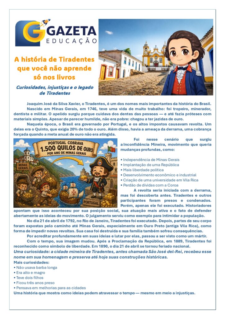 A história de Tiradentes que você não aprende só nos livros