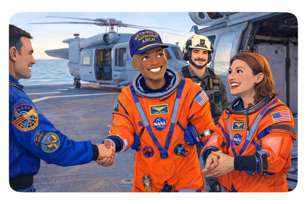 O mundo assistiu: reentrada da cápsula Orion marca retorno histórico à Terra