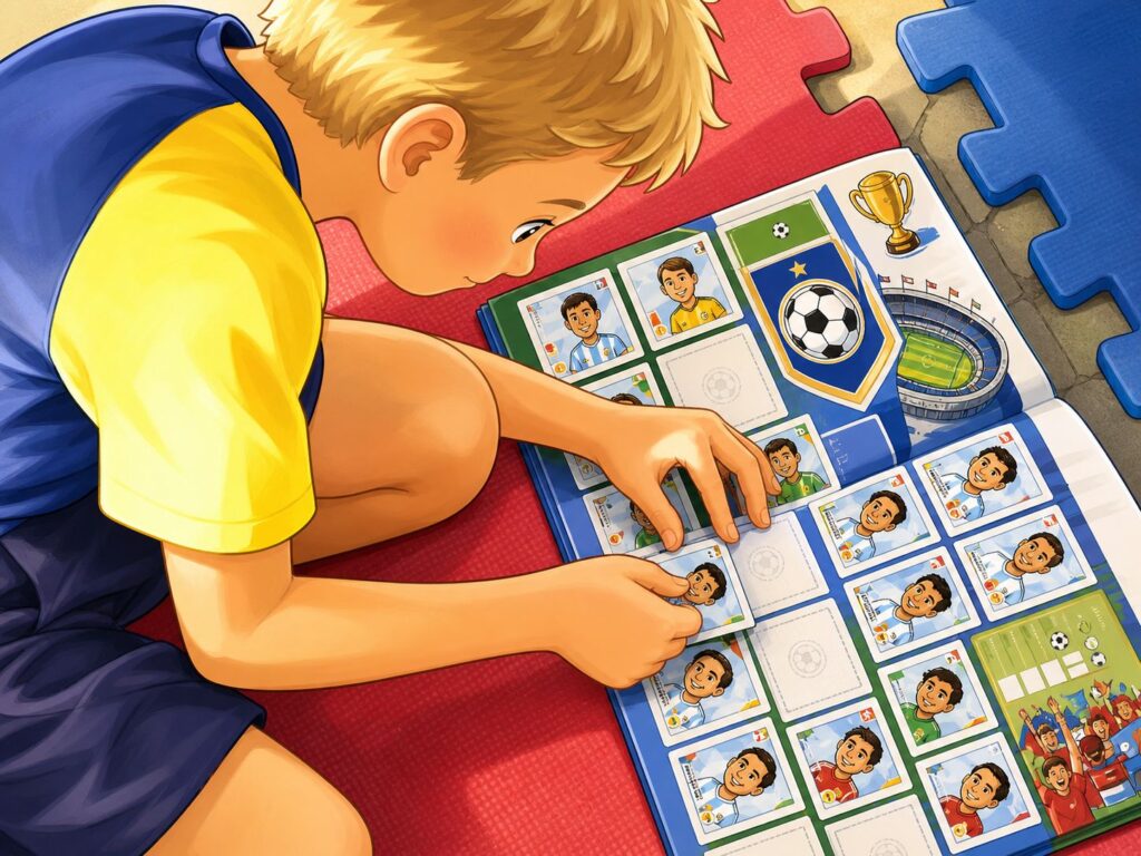 Álbum da Copa 2026 resgata tradição passada de pai para filho