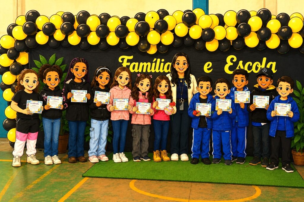 Escola Municipal Flávio Augusto Coelho Derzi promove Festa da Família e fortalece a integração entre escola e comunidade