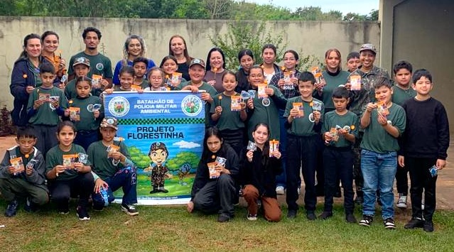 Projeto Florestinha participa de palestra educativa sobre o Maio Laranja em Amambai