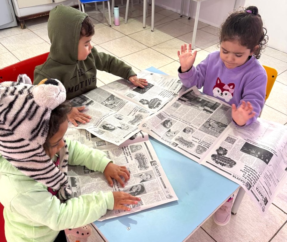 Gazeta Educação em sala de aula: leitura que começa desde cedo no CEI Terra Mater Gazeta Educação em sala de aula: leitura que começa desde cedo no CEI Terra Mater