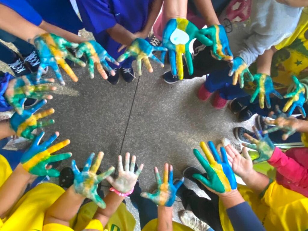 Escola Ayrton Senna vive o clima da Copa do Mundo