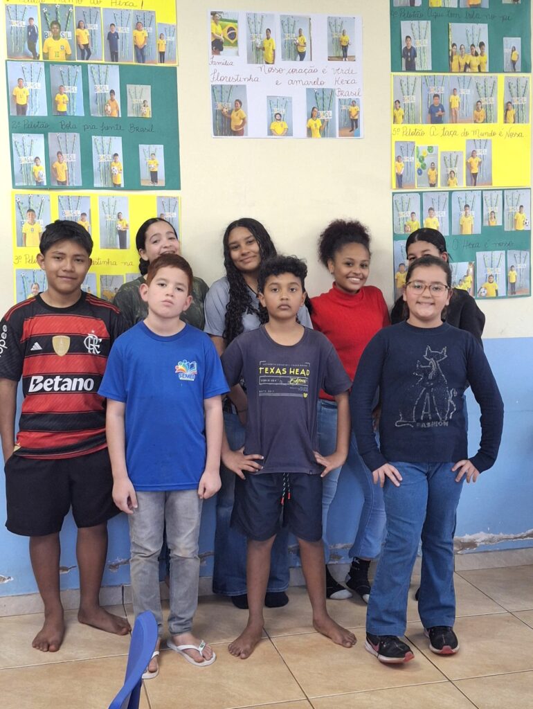Projeto Florestinha vive o clima da Copa do Mundo com criatividade e espírito de equipe