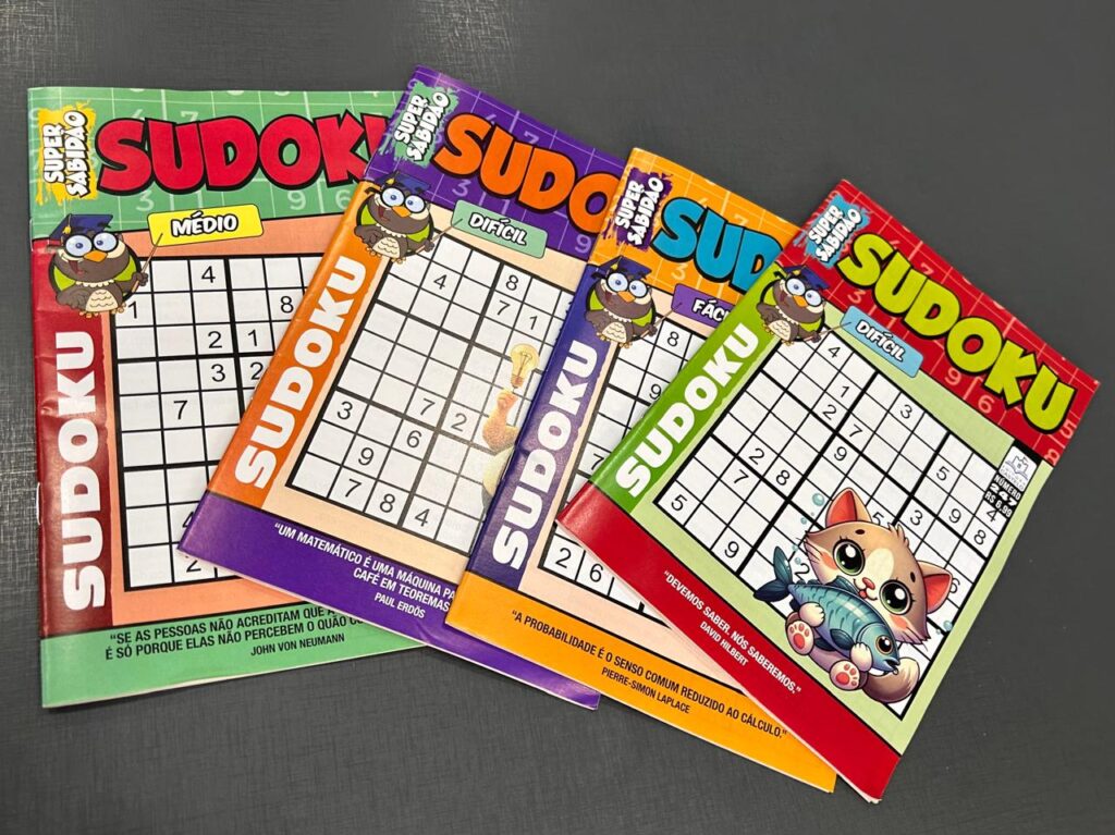 Caça-palavras, sudoku e desafios que fazem bem para o cérebro Caça-palavras, sudoku e desafios que fazem bem para o cérebro