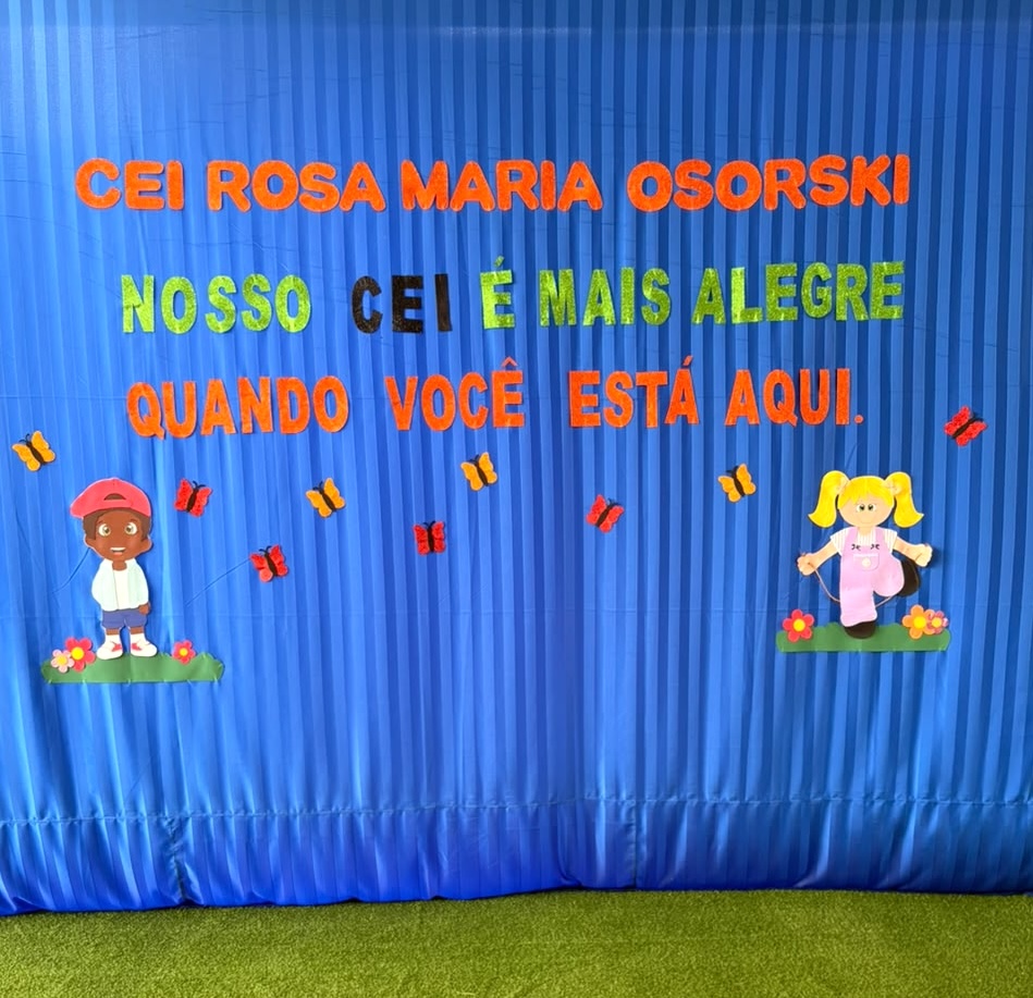 Novo semestre começa com recepção especial no CEI Rosa Maria Osorski Novo semestre começa com recepção especial no CEI Rosa Maria Osorski