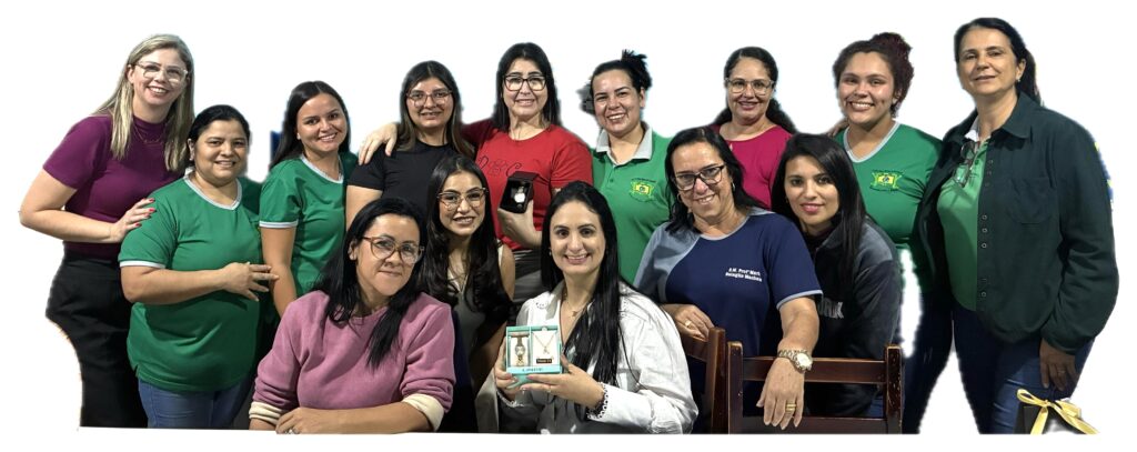 Homenagem às Coordenadoras da escola Maria Bataglin Machado