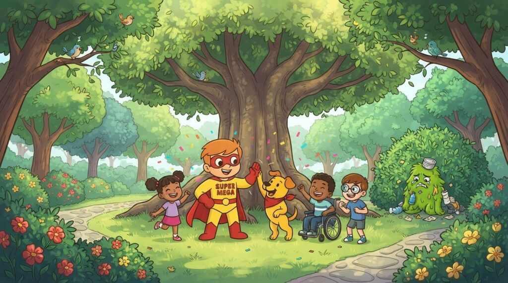 Super Mega e a missão da árvore Super Mega e a missão da árvore