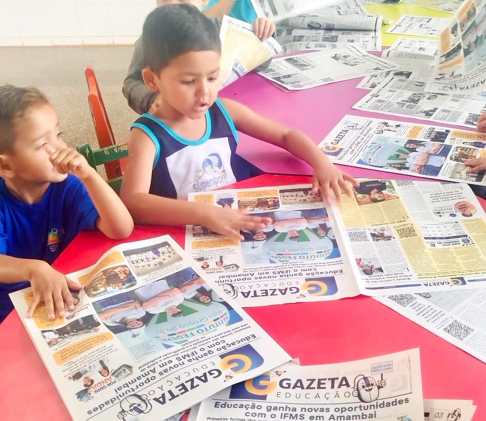CEI Olinda Lemes transforma o jornal em aprendizagem