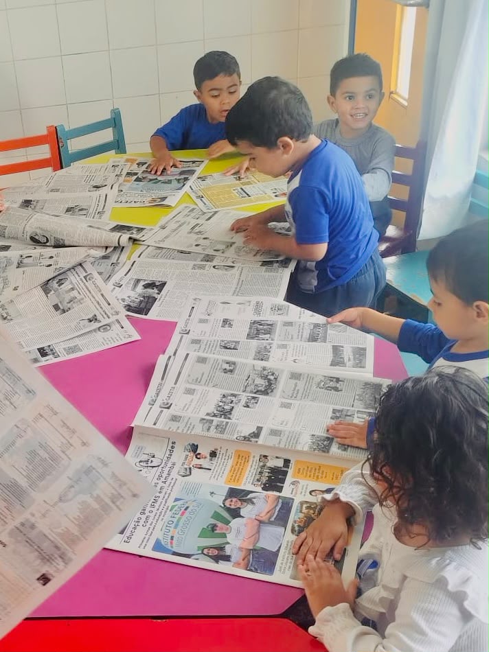 CEI Olinda Lemes transforma o jornal em aprendizagem