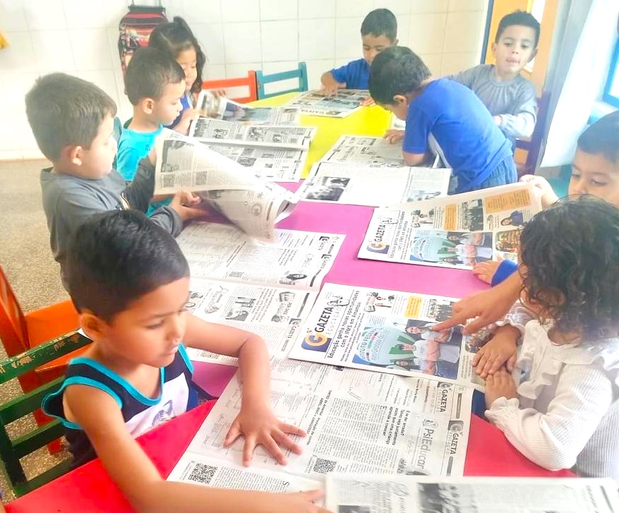 CEI Olinda Lemes transforma o jornal em aprendizagem