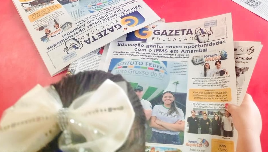 CEI Olinda Lemes transforma o jornal em aprendizagem