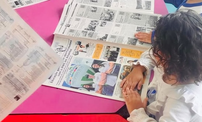 CEI Olinda Lemes transforma o jornal em aprendizagem