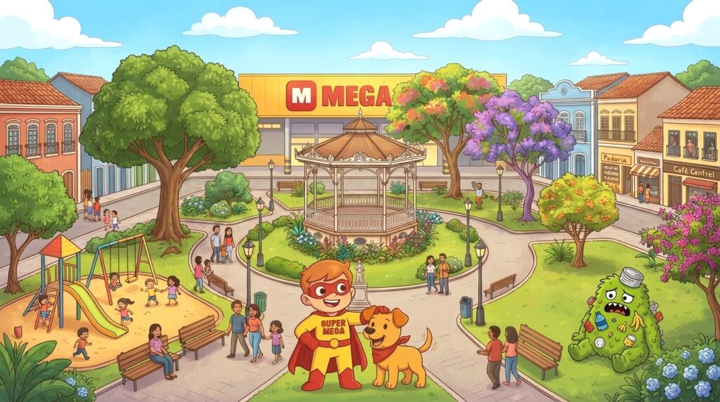 Super Mega e a missão mais divertida de todas Super Mega e a missão mais divertida de todas