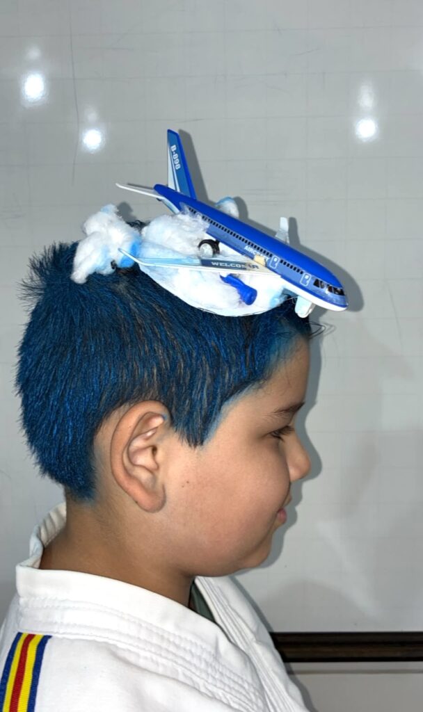 Dia do Cabelo Maluco vira atração nas escolas de Amambai e encanta as crianças