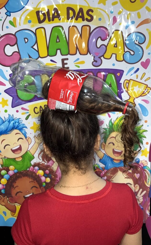 Dia do Cabelo Maluco vira atração nas escolas de Amambai e encanta as crianças