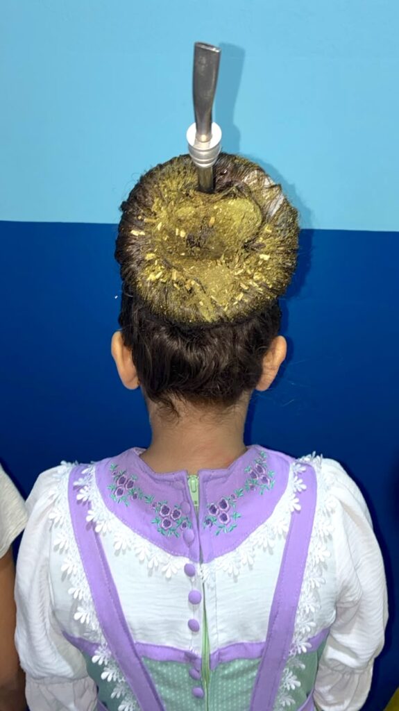 Dia do Cabelo Maluco vira atração nas escolas de Amambai e encanta as crianças