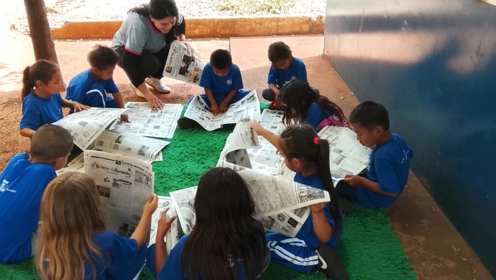 Gazeta Educação incentiva a leitura na Escola Polo João Rodrigues