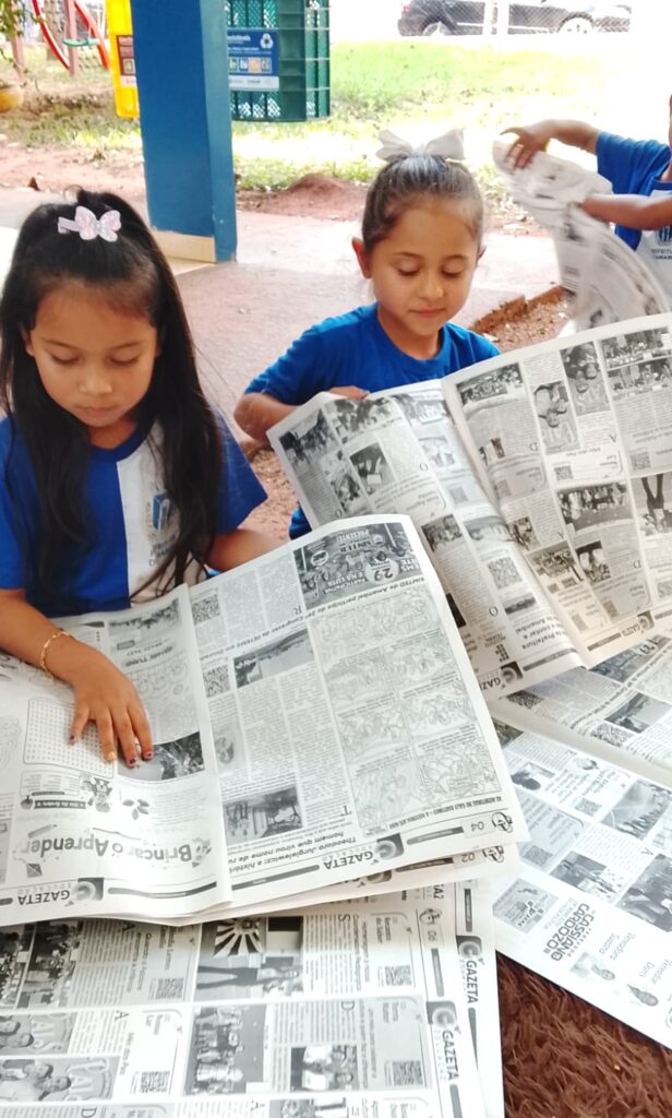 Gazeta Educação incentiva a leitura na Escola Polo João Rodrigues