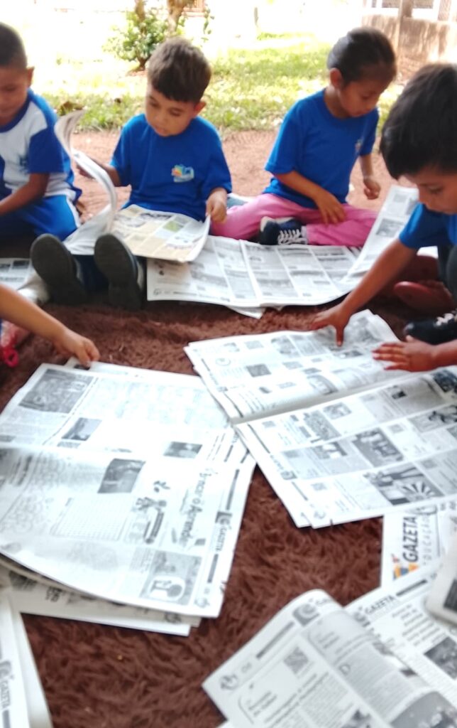 Gazeta Educação incentiva a leitura na Escola Polo João Rodrigues