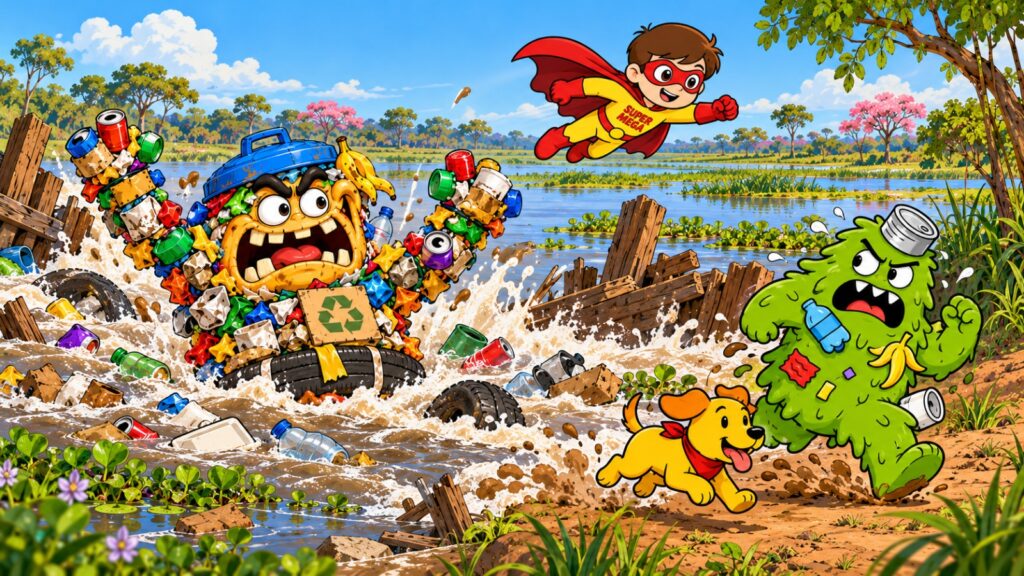Super Mega e o Trambolixo: confusão no Pantanal! Super Mega e o Trambolixo: confusão no Pantanal!