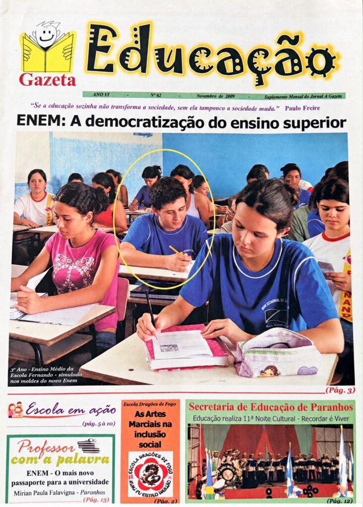 De aluno a professor: Luan volta à Gazeta Educação pela terceira vez De aluno a professor: Luan volta à Gazeta Educação pela terceira vez