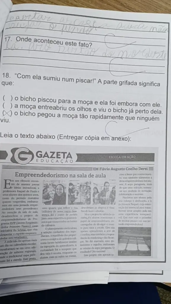 Escola Municipal Flávio Derzi utiliza o jornal em atividades pedagógicas Escola Municipal Flávio Derzi utiliza o jornal em atividades pedagógicas
