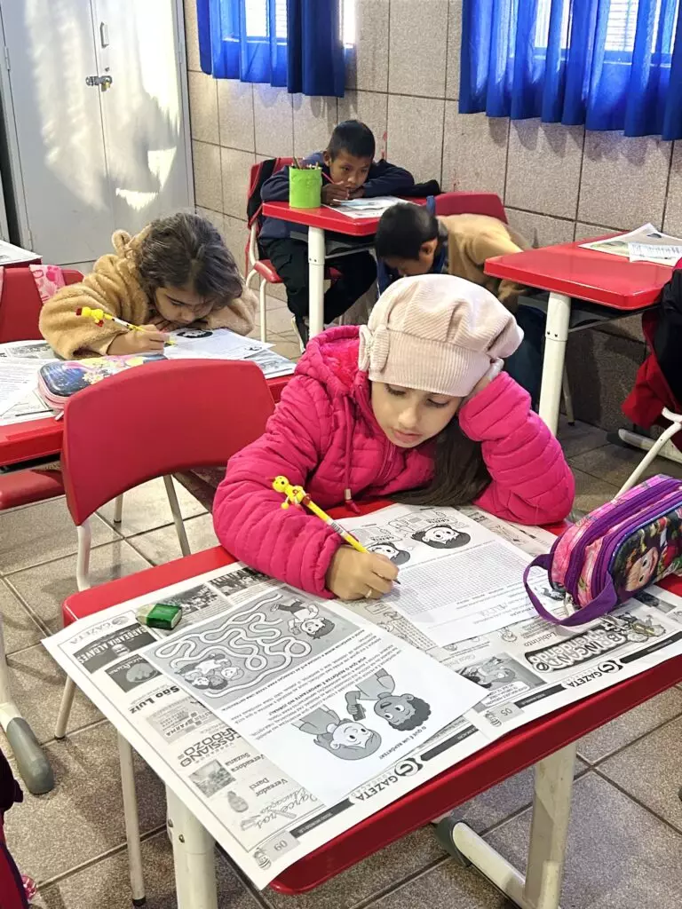 Jornal impresso vira tema de aula interativa para alunos do 2ª ano da EM João Rodrigues Jornal impresso vira tema de aula interativa para alunos do 2ª ano da EM João Rodrigues