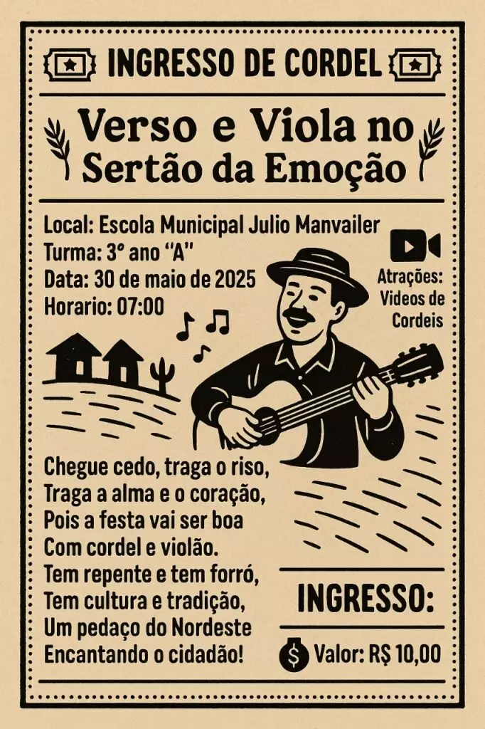 Projeto Literatura de Cordel Projeto Literatura de Cordel