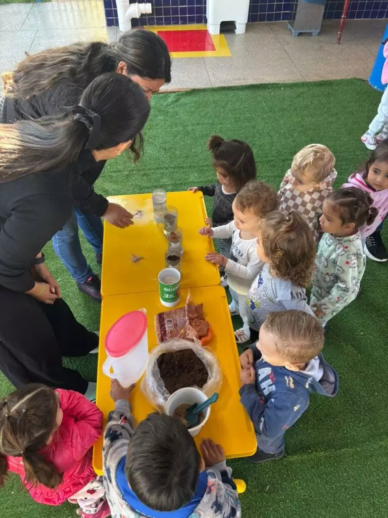 Exploração dos Tipos de Solo no CEI Rosa Maria Osorski: uma Vivência Lúdica e Investigativa