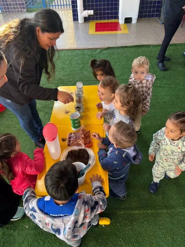 Exploração dos Tipos de Solo no CEI Rosa Maria Osorski: uma Vivência Lúdica e Investigativa